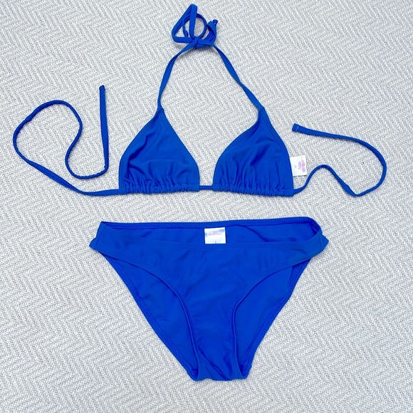 XHILARATION Cobalt Blue Bikini - Picture 2 of 5
